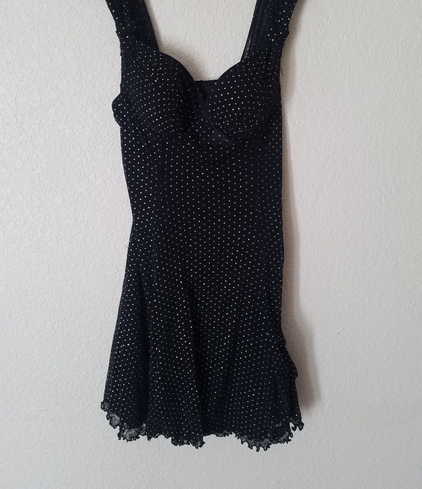 Black dress w gold sparkles